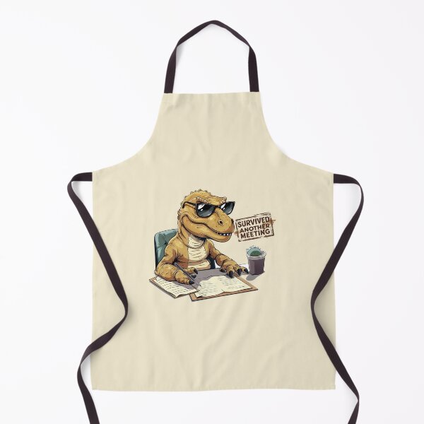 Item preview, Dinosaur Quote: “Survived Another Meeting” designed and sold by VectiveLab.