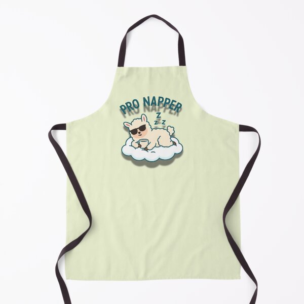 Item preview, Pro Napper – Cute Cartoon Llama Sleeping on a Cloud Illustration designed and sold by konthai.familyart.