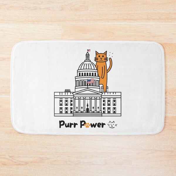 Item preview, Presidential Paws: Cat atop the White House designed and sold by NatureStyle555.
