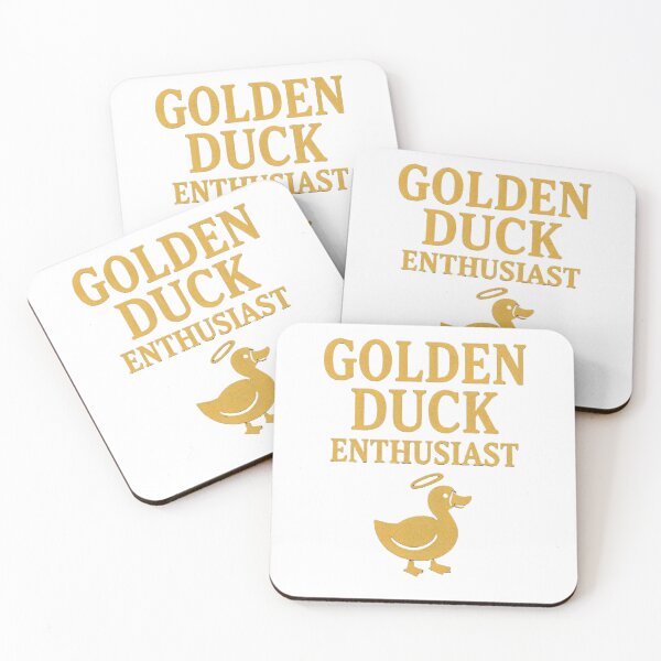 Item preview, Golden duck enthusiast - Cricket tee / poster designed and sold by WhisperFrame.