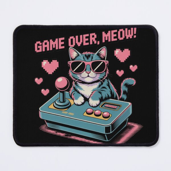 Item preview, Pixel Purrfection – Retro Gamer Cat Design designed and sold by Silly Shapes Co..