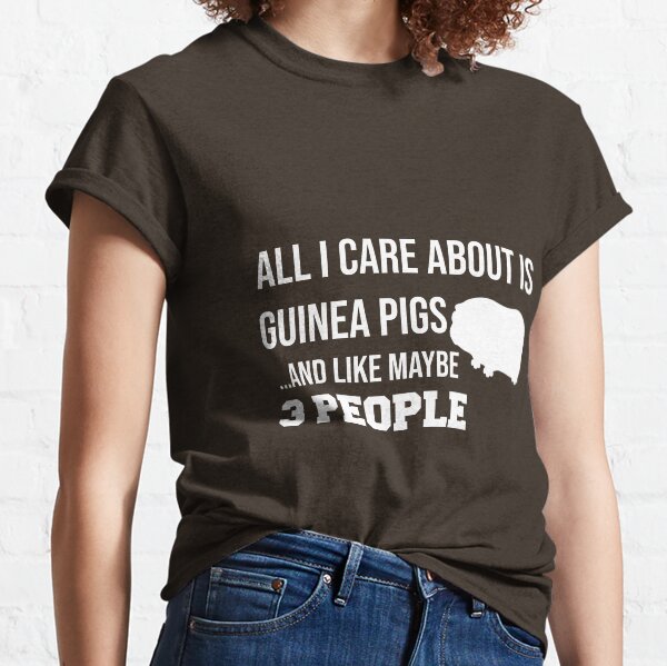 Cute Guinea Pig Lover Shirt for Men Women Classic T-Shirt