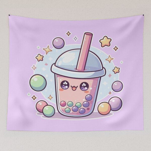 Item preview, Kawaii Bubble Tea – Cute Anime Manga Boba Drink Aesthetic designed and sold by Sugar Wisdom .