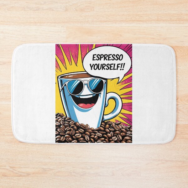 Item preview, Espresso Yourself! – Funny Coffee Pop-Art Design designed and sold by RAKO13.