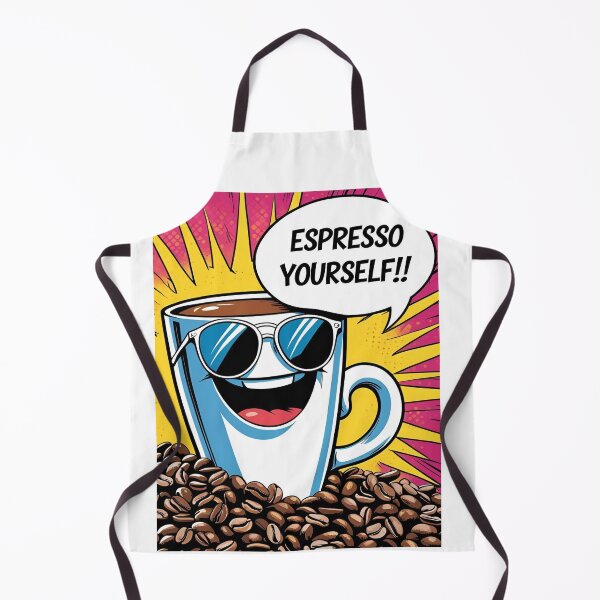 Item preview, Espresso Yourself! – Funny Coffee Pop-Art Design designed and sold by RAKO13.