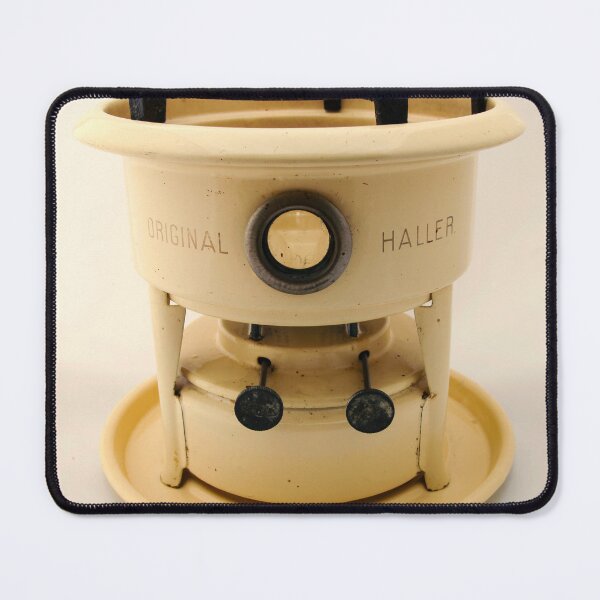 Item preview, Old-fashioned and historical enamel petrol cooker designed and sold by Photopat.