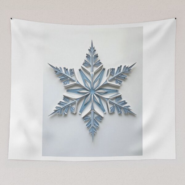 Item preview, Modern Geometric Papercraft Christmas Star designed and sold by ShadowAndSlate.