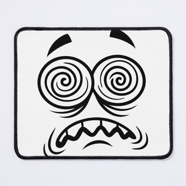 Item preview, Crazy Face with Swirly Eyes designed and sold by AFernandesDSG.