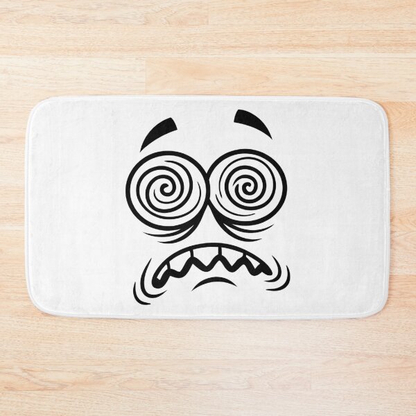 Item preview, Crazy Face with Swirly Eyes designed and sold by AFernandesDSG.
