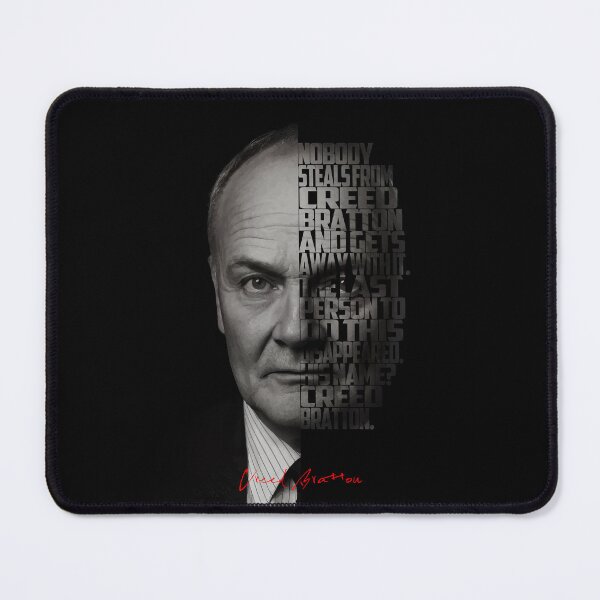 Item preview, Creed Bratton Quote – The Office Black and White Portrait designed and sold by Enea Kelo.