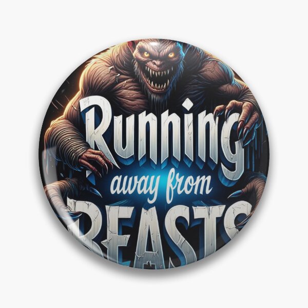 Item preview, Running away from beasts designed and sold by Vintage Designs +.