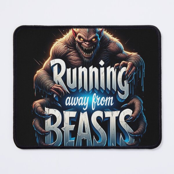 Item preview, Running away from beasts designed and sold by Vintage Designs +.