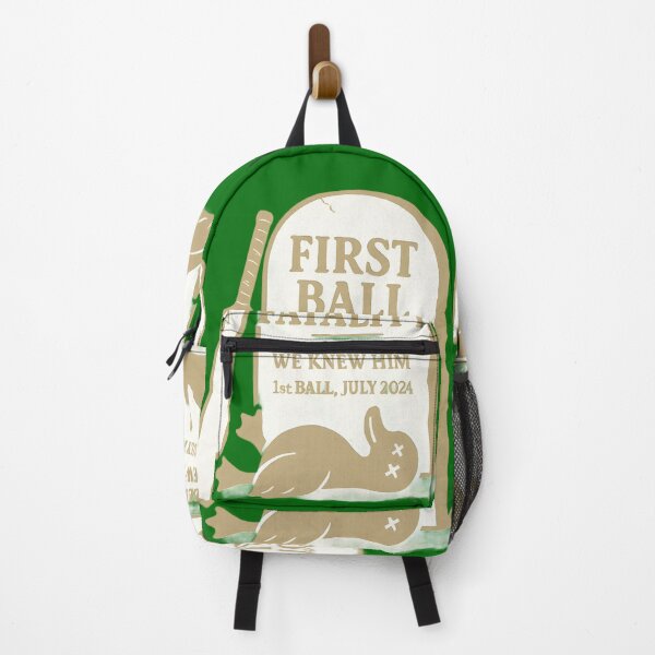 Item preview, First Ball Fatality – Cricket Tombstone Tee designed and sold by WhisperFrame.