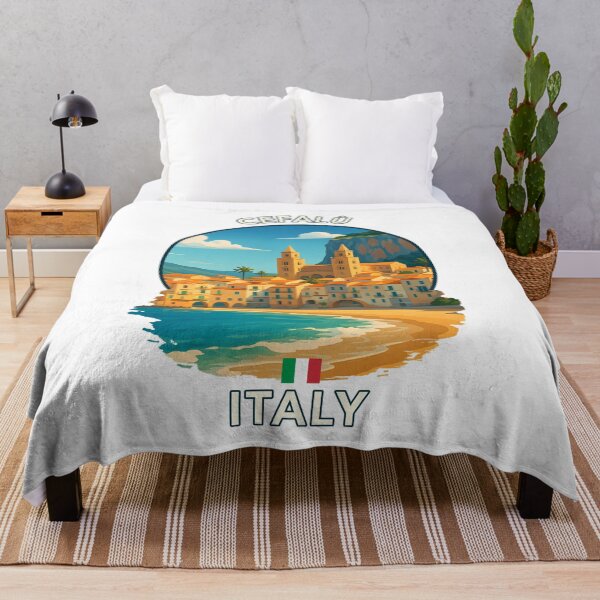 Item preview, Cefalù Sicily Coastal Village – Mediterranean Summer Travel designed and sold by inkNext.