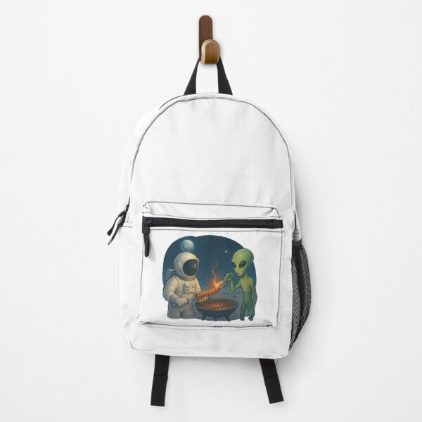 Item preview, Galactic Grill: Astronaut Teaching Space Kebab designed and sold by HEERMANArt.