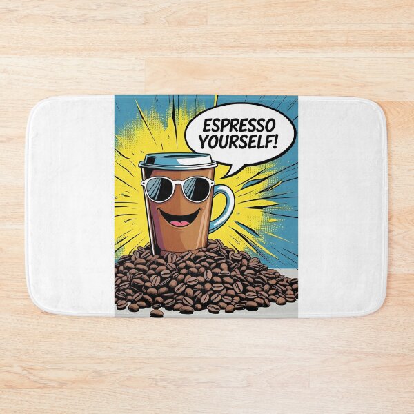 Item preview, Espresso Yourself! – Funny Coffee Pop-Art Design designed and sold by RAKO13.