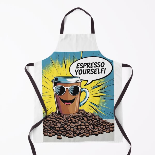 Item preview, Espresso Yourself! – Funny Coffee Pop-Art Design designed and sold by RAKO13.