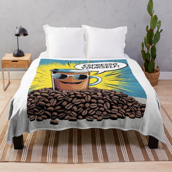 Item preview, Espresso Yourself! – Funny Coffee Pop-Art Design designed and sold by RAKO13.