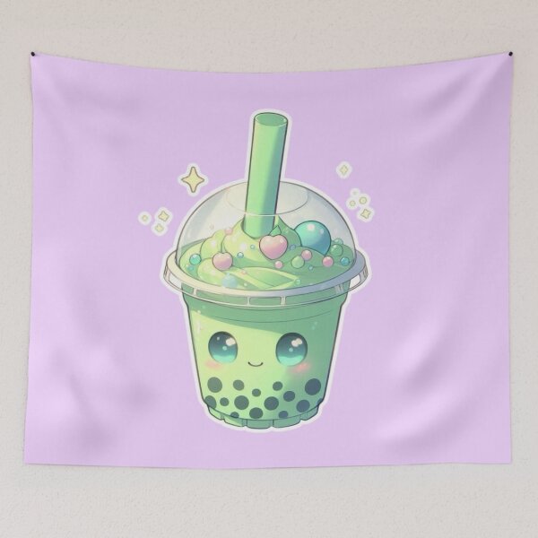 Item preview, Kawaii Bubble Tea – Cute Anime Manga Boba Drink Aesthetic designed and sold by Sugar Wisdom .