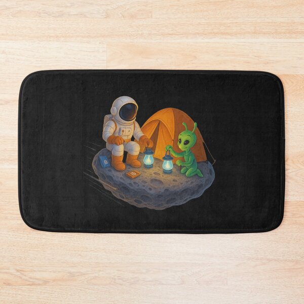 Item preview, Solar Storm Shelter: Astronaut & Alien Setting Up Camp designed and sold by HEERMANArt.