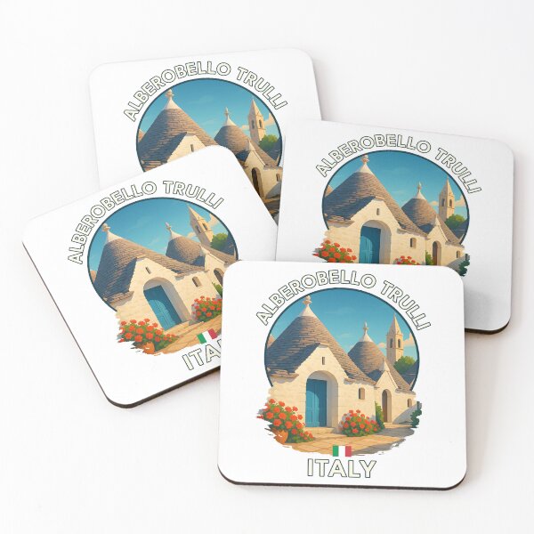 Item preview, Alberobello Trulli Houses – Puglia, Italy designed and sold by inkNext.