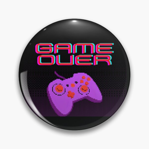 Item preview, Game Over – Classic Retro Arcade Style designed and sold by Silly Shapes Co..