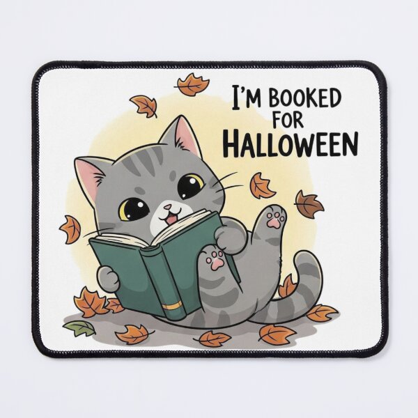 Item preview, Halloween Bookish | Spookily Cozy and Cleverly Literary Seasonal Graphic designed and sold by Tw1nsAIArt.