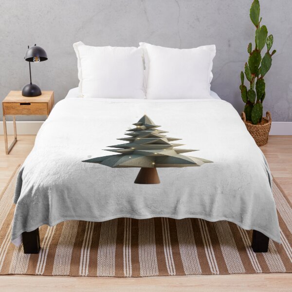 Item preview, Modern Minimalist Geometric Christmas Tree designed and sold by ShadowAndSlate.