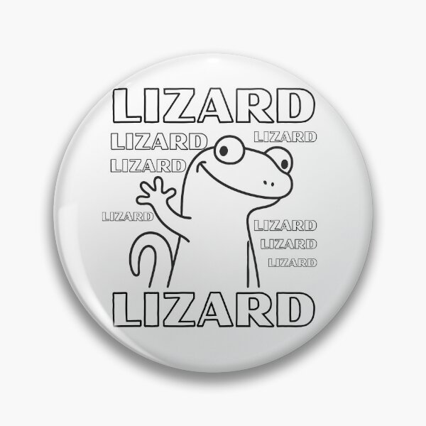 Item preview, Funny Lizard Lizard Lizard Meme Animal Sarcasm Line Art designed and sold by Guess4best.