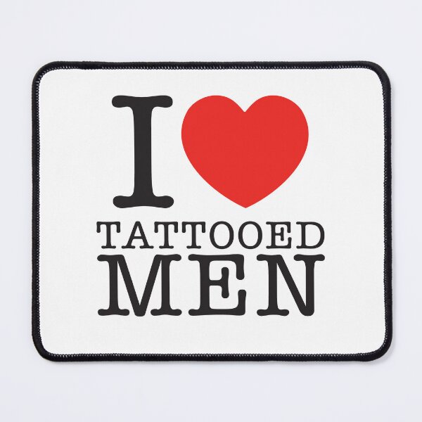 Item preview, I LOVE TATTOOED MEN designed and sold by shitpostee.