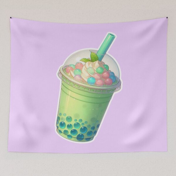 Item preview, Kawaii Bubble Tea – Cute Anime Manga Boba Drink Aesthetic designed and sold by Sugar Wisdom .