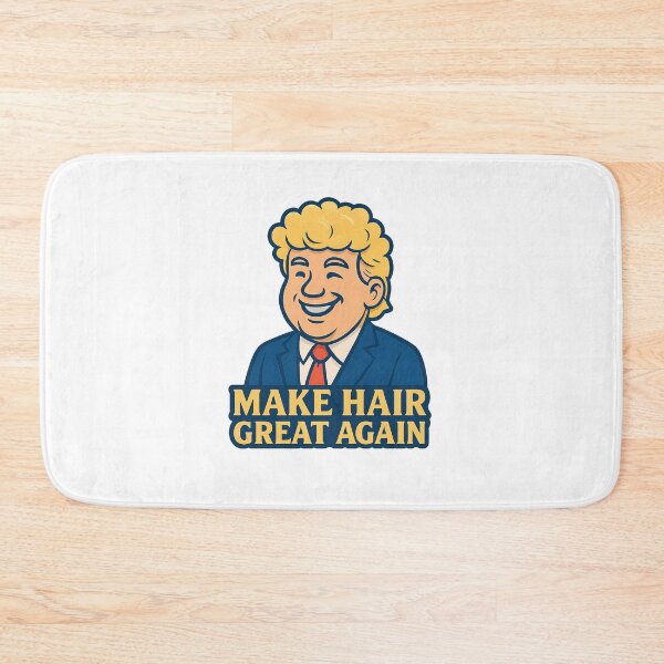 Item preview, Funny Popcorn Hair Politician Cartoon – Make Hair Great Again designed and sold by LemonCocoLab.