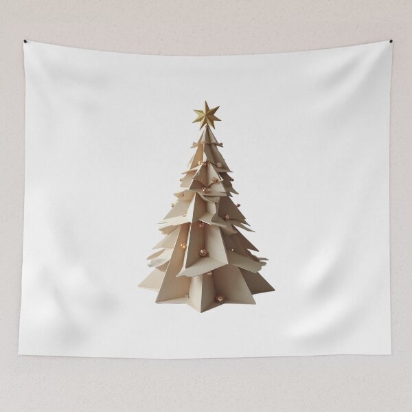 Item preview, Stylish Geometric Papercraft Christmas Tree designed and sold by ShadowAndSlate.