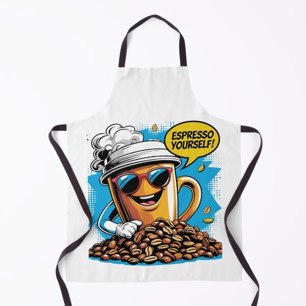 Item preview, Espresso Yourself! – Funny Coffee Pop-Art Design designed and sold by RAKO13.