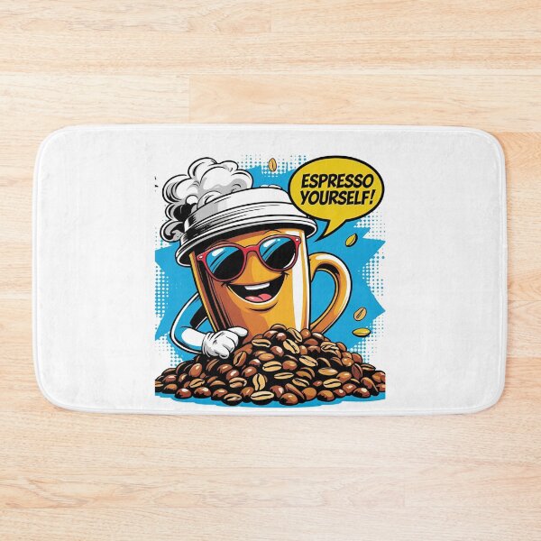 Item preview, Espresso Yourself! – Funny Coffee Pop-Art Design designed and sold by RAKO13.