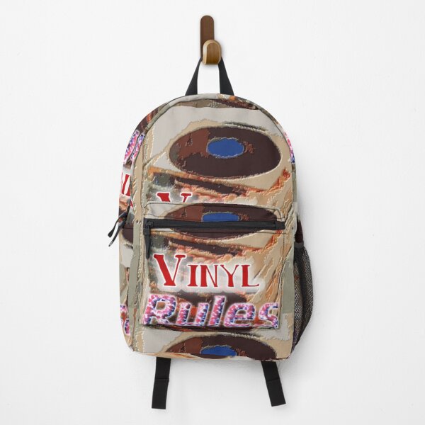 Item preview, Vinyl Rules Record Stack Abstract Colorful designed and sold by SmashingDeals.