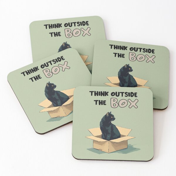 Item preview, Think Outside the Box designed and sold by Khadija-Art.
