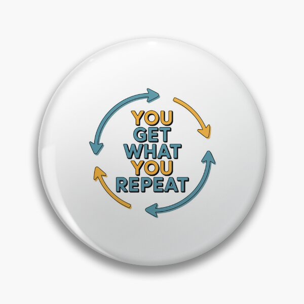 Item preview, You Get What You Repeat – Motivational Arrows Design designed and sold by ArtByYunus.