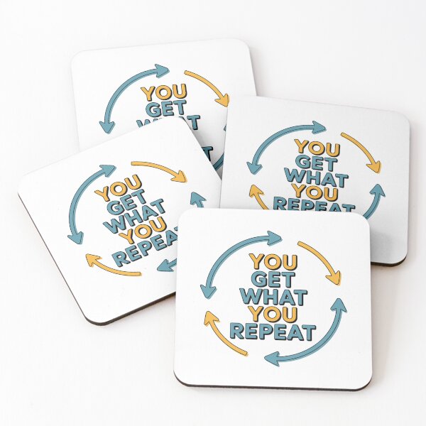 Item preview, You Get What You Repeat – Motivational Arrows Design designed and sold by ArtByYunus.