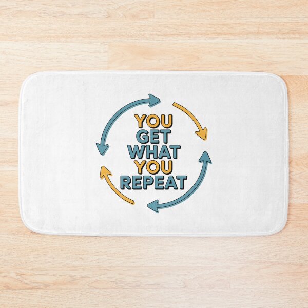 Item preview, You Get What You Repeat – Motivational Arrows Design designed and sold by ArtByYunus.