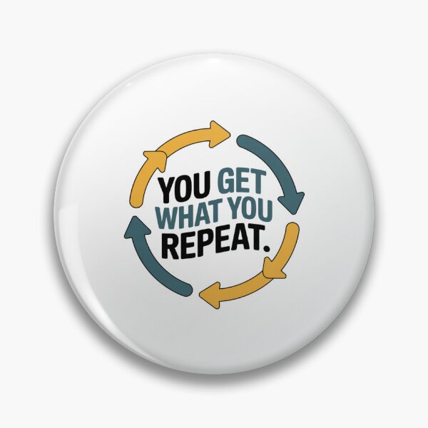 Item preview, You Get What You Repeat – Motivational Arrows Design designed and sold by ArtByYunus.