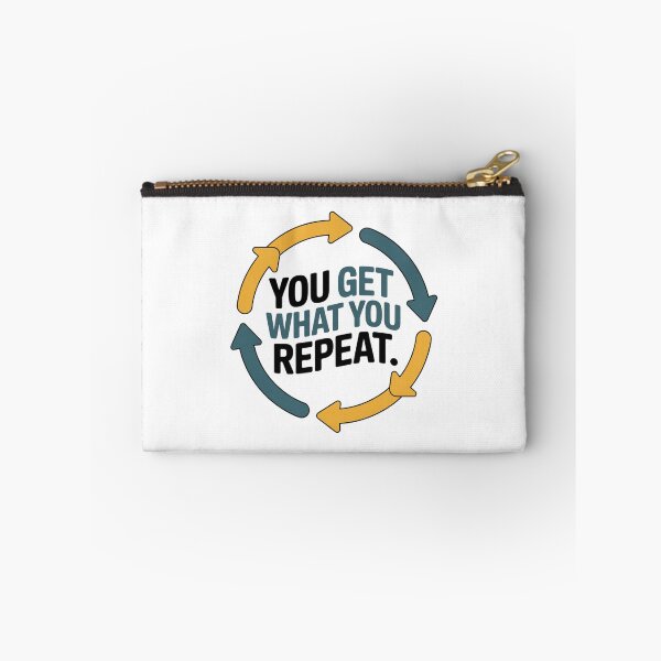 Item preview, You Get What You Repeat – Motivational Arrows Design designed and sold by ArtByYunus.