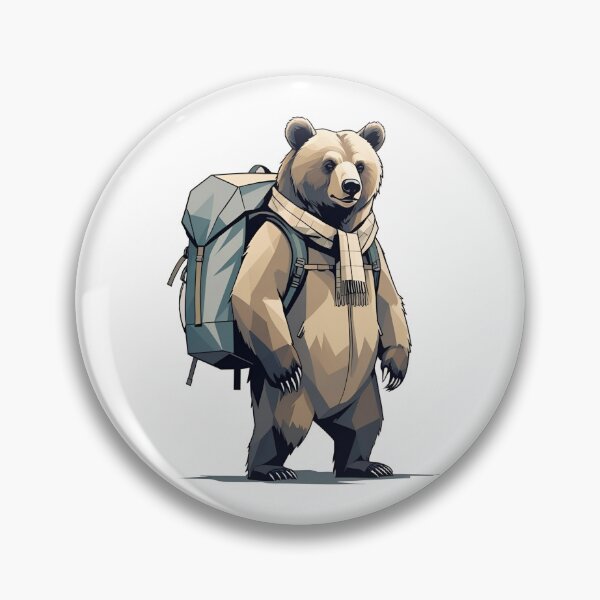 Item preview, "Traveler Of The North" - Bear With A Backpack designed and sold by Domcreations4.