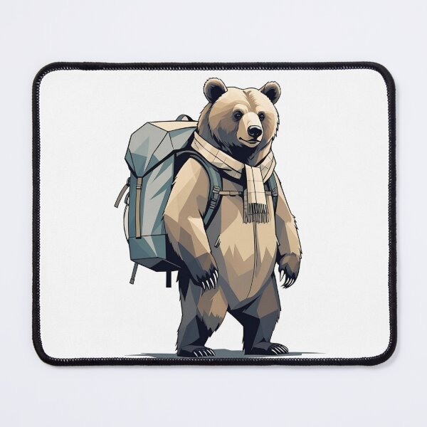 Item preview, "Traveler Of The North" - Bear With A Backpack designed and sold by Domcreations4.