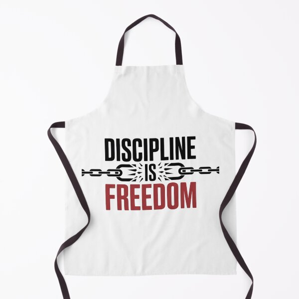 Item preview, Discipline is Freedom – Bold Motivational Typography designed and sold by ArtByYunus.