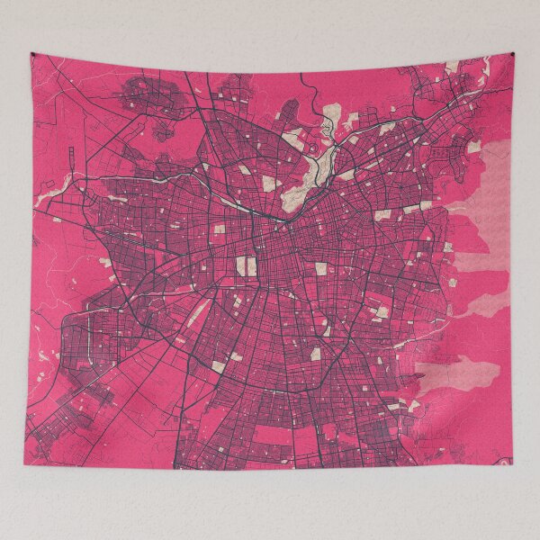 Item preview, Santiago City Map of Chile - Blossom designed and sold by deMAP.