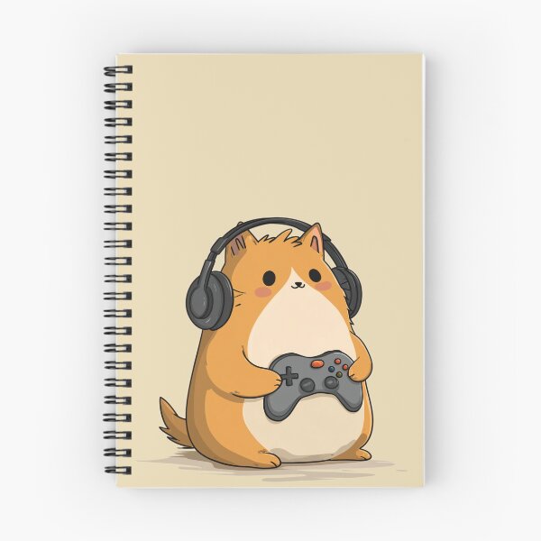 Item preview, Cute Gamer Cat Playing Video Games – Funny Gaming Design designed and sold by VectiveLab.