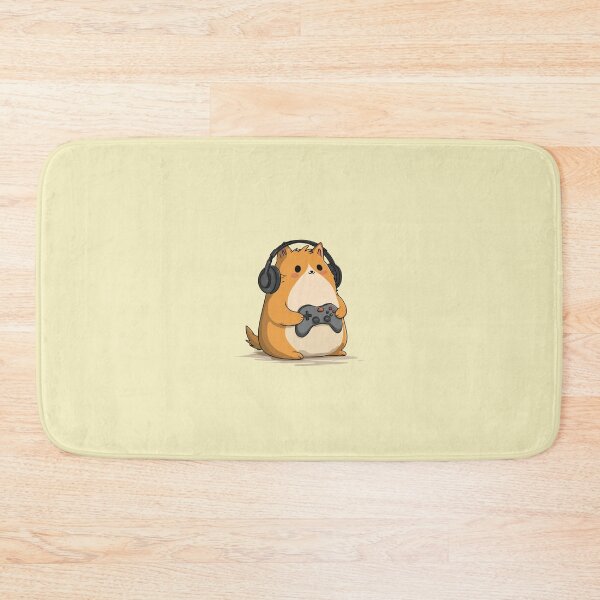 Item preview, Cute Gamer Cat Playing Video Games – Funny Gaming Design designed and sold by VectiveLab.