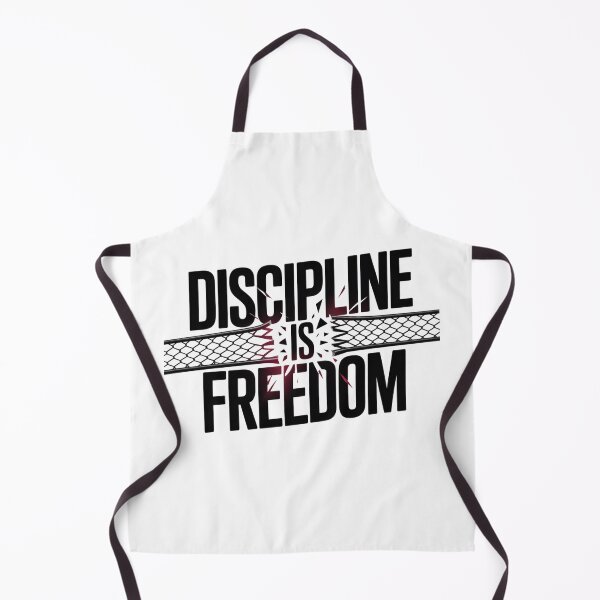 Item preview, Discipline is Freedom – Bold Motivational Typography designed and sold by ArtByYunus.