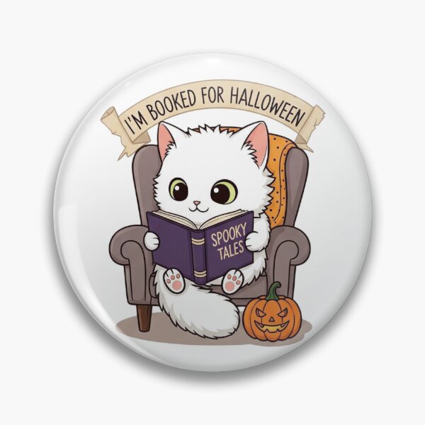 Item preview, Halloween Bookish | Spookily Cozy and Cleverly Literary Seasonal Graphic designed and sold by Tw1nsAIArt.